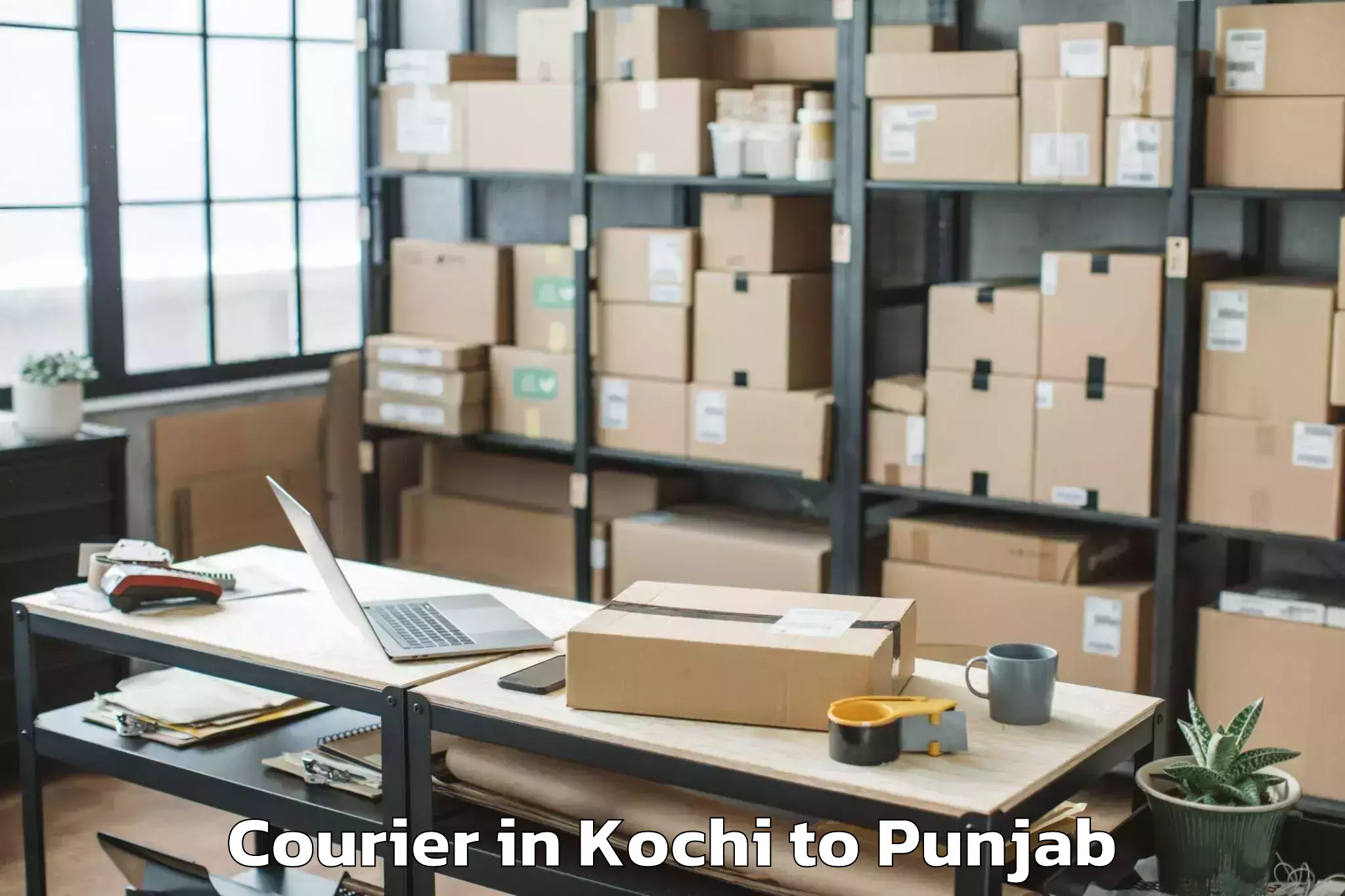 Easy Kochi to Dhar Kalan Courier Booking